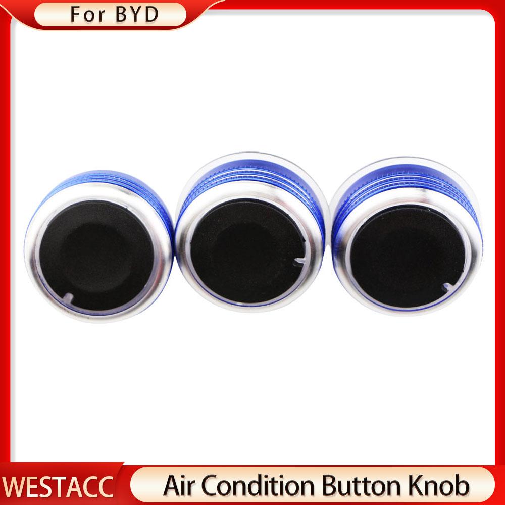 Aluminum Alloy Car Air Conditioning Knobs Heat Control Switch Button Knob for Toyota Old Corolla Before 2016 for BYD F3