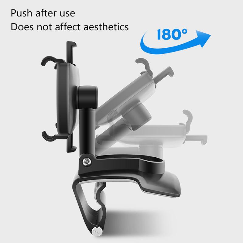 Car Mobile Phone Holder Multi-Function Rotating Instrument Panel Rearview Mirror Navigation Holder Gps Widely Compatible