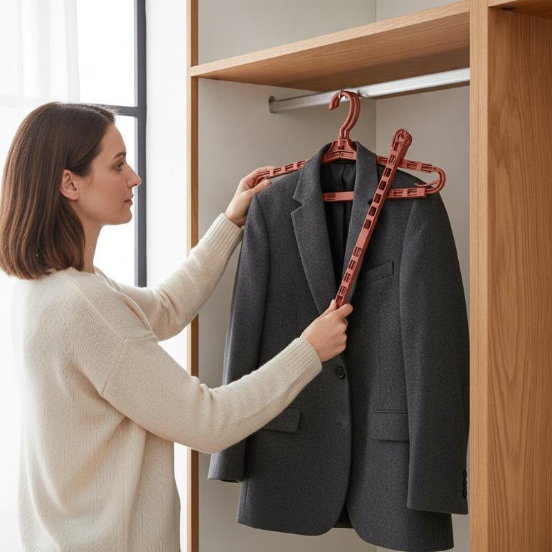 1/5Pcs Multifunction Space Saver Wardrobe Clothes Drying Rack Scarf Hanger Storage Racks Clothes Towel Hanger