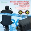 2-6 Way Trunking Connectors IP68 Rated IP68 Waterproof Junction Box  Outdoor Use