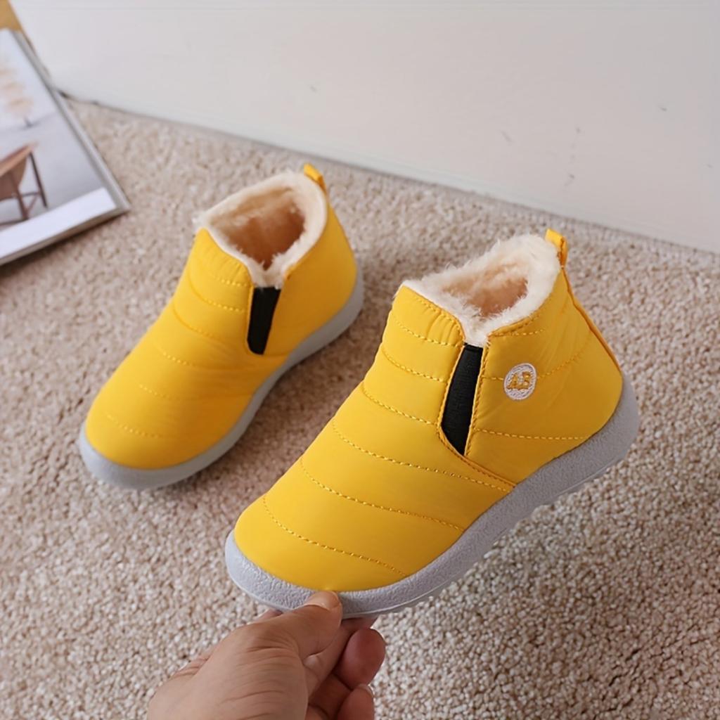 New Winter Youth Warmth-Enhanced Thickened Snow Boots with Anti-Slip Traction for Boys and Girls