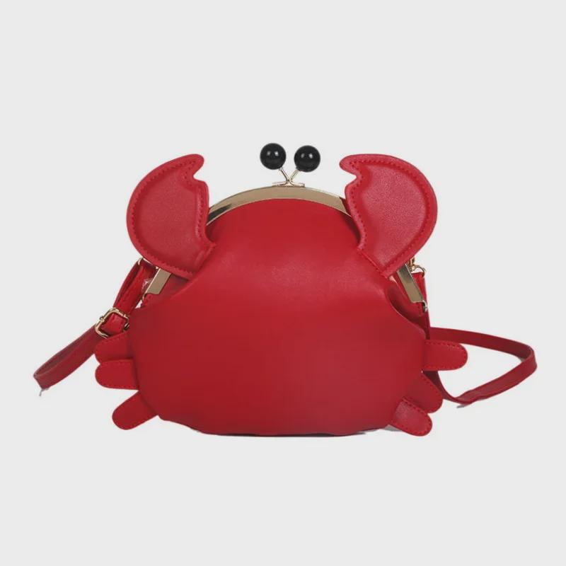 Women's Fashion Mini Crab Small Crossbody Shoulder Bag