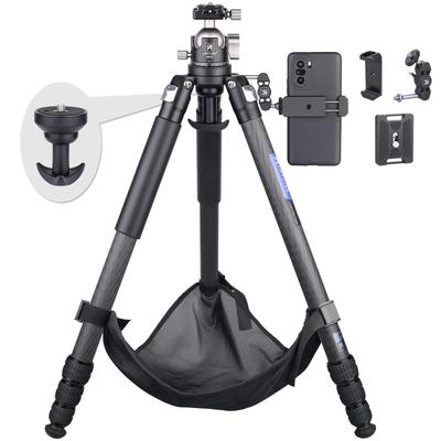 ARTCISE Lehký karbonový kulový stativ s 46mm kulovou hlavou Rychlý a stabilní cestovní karbonový stativ pro fotoaparát s panoramatickou kompatibilitou s a