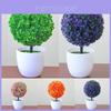 Realistic Decorative Artificial Ball Plant Tree Pot For Indoor And Outdoor Gardens