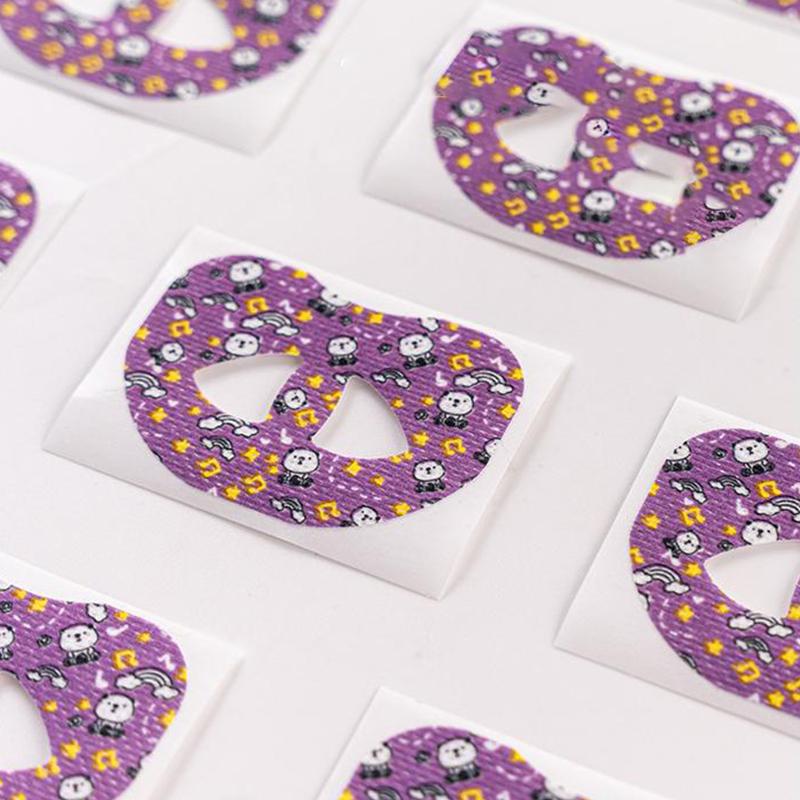 30 Pcs Cartoon Anti Snoring Nose Breathing Improving Patch Mouth Closure Tape Sleep Aid Breathing Stickers Mouth Ease Sleep Tape