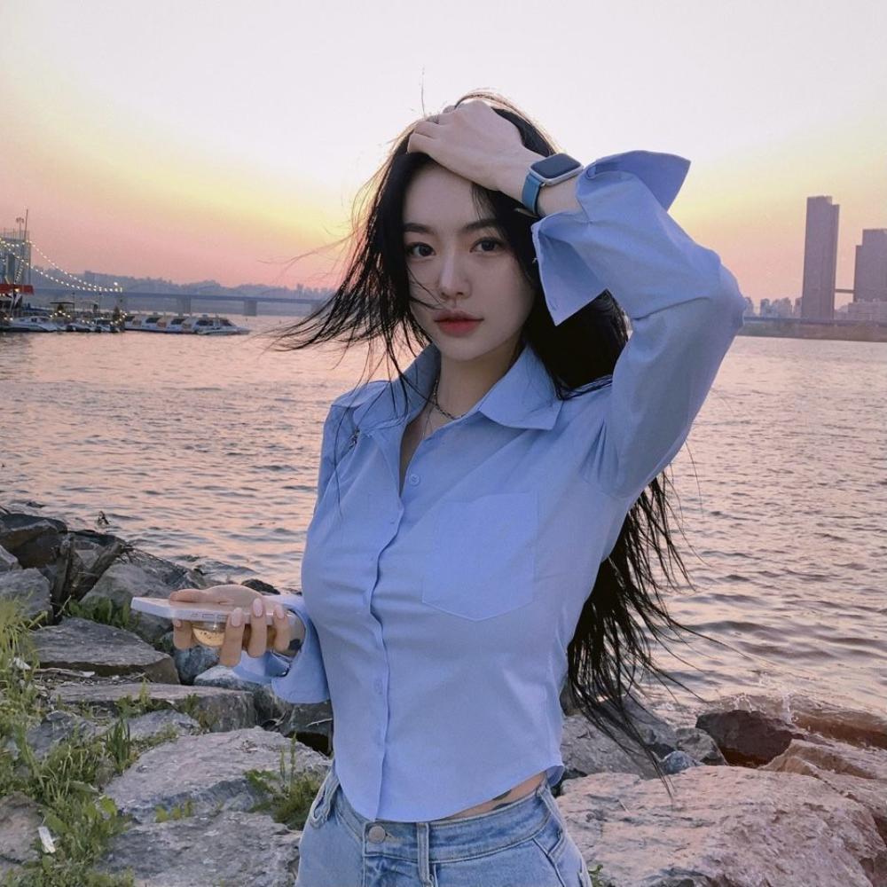 Pure Desire Wind White Jk Waist Shirt Women Long Sleeve Spice Girls Uniform Blouse Basic Slim Short Tops Autumn Plus Size