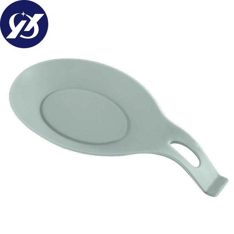 Silicone Heat Insulation Pad Kitchenware Pad Creative Soup Spoon Dish Pad Spoon Pad Spoon Holder Kitchen Gadget Tableware Anti-Scald Soup Spoon Pad