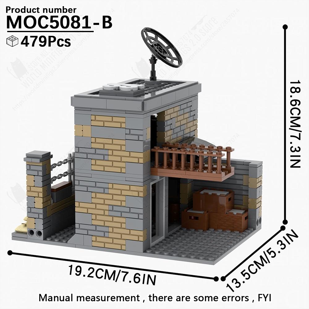 MOOXI Military Wars Simulation WW2 Battlefield Weapons Vehicle Model Set MOC Bricks DIY Building Blocks Toys Children Adult Gift