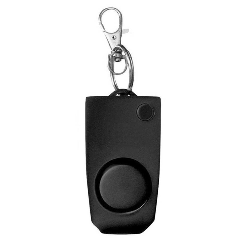 

130dB Self Defense Alarm Scream Loud Anti-Robbery Personal Alarm Keychain Anti Wolf Portable Unisex Women Security Protect Alert чёрный