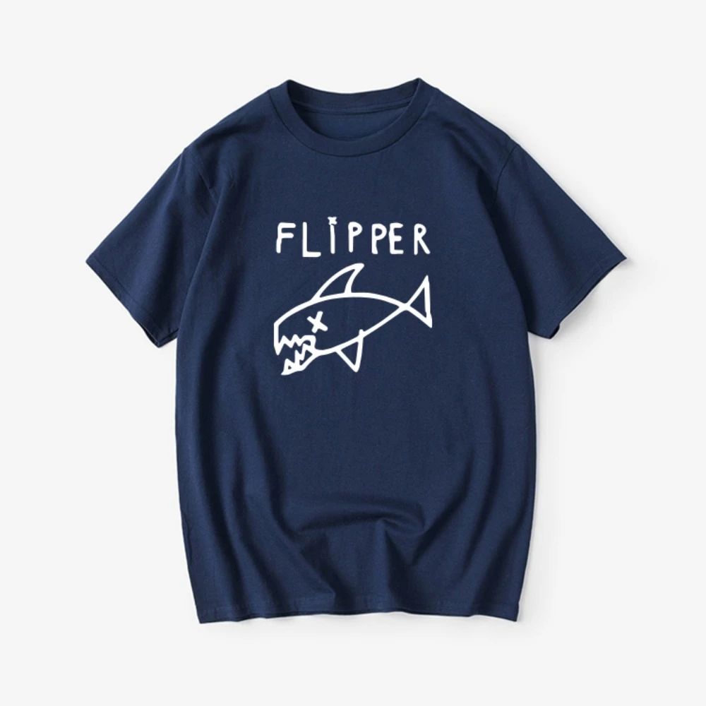 

2025 Nirvana Band Flipper Kurt Cobain Rock Punk Cotton T Shirt Short Sleeve New Men s and Women s Round Neck Top Fashion 4XL
