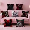 Handsome Anime Goblin SlayerCartoon Cushion Cover Pillow Case Soft Skin Friendly Fabric  Concealed Zipper