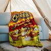 Cheetos Theme Printed Blanket - Perfect for Couch, Bed, Travel & Outdoor Use | Machine Washable, Cozy & Durable.