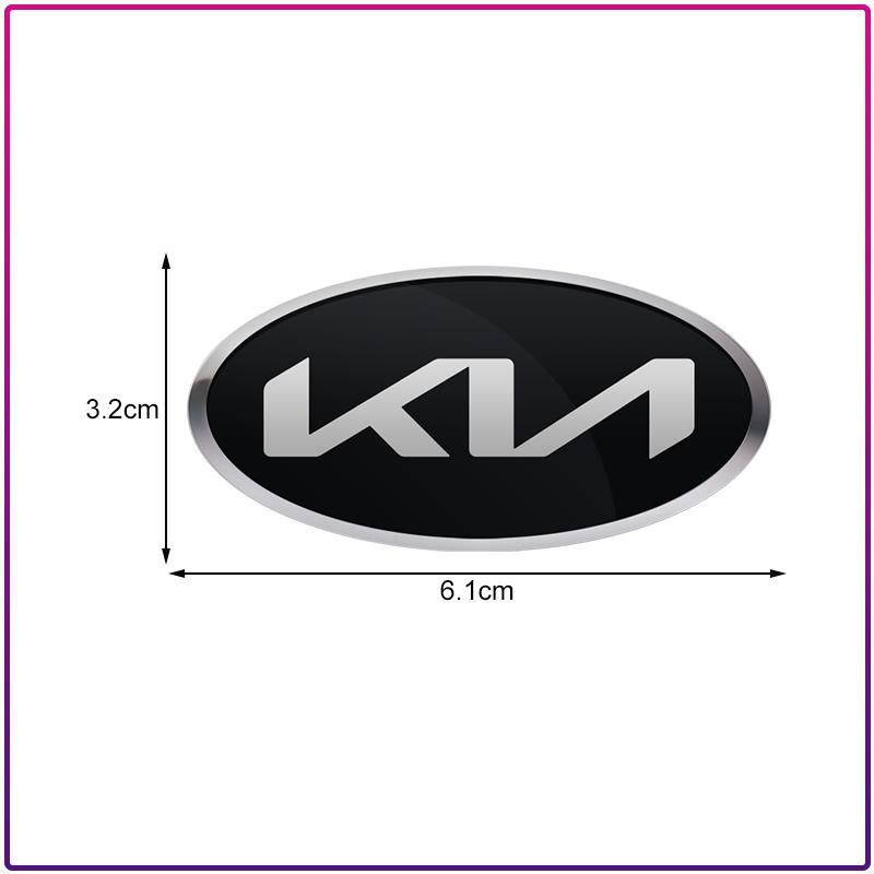 1Pcs Steering Wheel Sticker Badge for KIA Sportage Ceed Rio 3 4 K2 K3 K4 K5 K6 K7 K8 Picanto Sorento Optima Cerato Soul Auto Styling Decoration