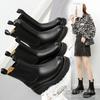 Martin Stiefel Zigarettenröhre Britischer Stil Mittelhohe Stiefel Frühling Neue Einzelstiefel Plateau Kurze Stiefel