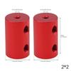 1PCS Rigid Shaft Coupling Aluminum Alloy Red Motor Coupler Connector Sleeve for RC / Airplane / Boat Motor Accessories with M4 Screws