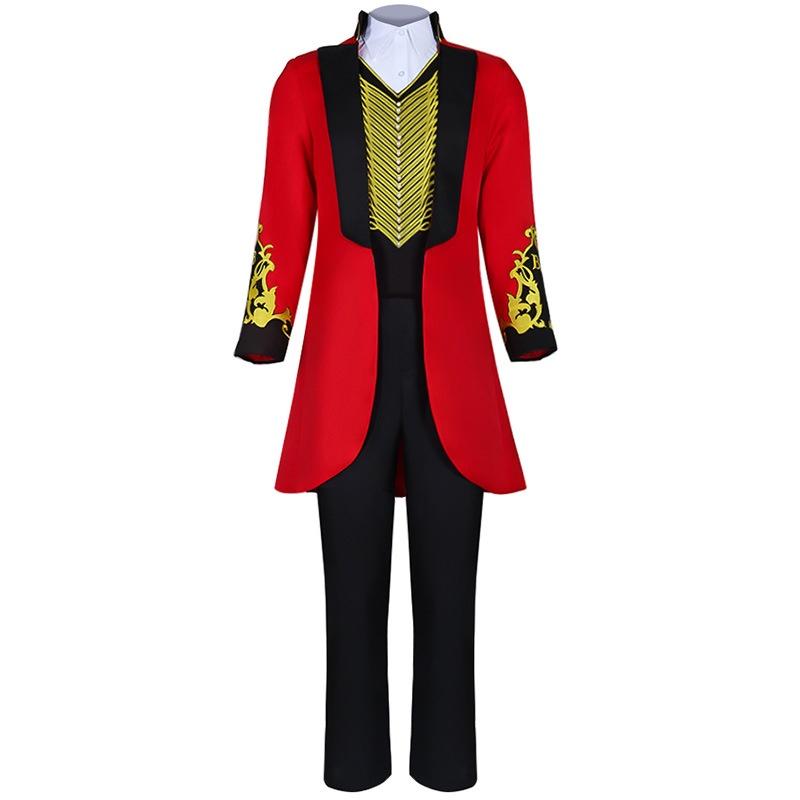 

Шоумен Величайший Косплей Костюм П.Т. Барнума Наряд Униформа Вечеринка на Хэллоуин XL чёрный