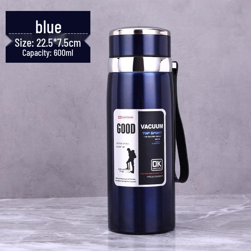 1000ml 316 Edelstahl Tragbarer Outdoor-Thermosbecher für Männer und Frauen - Große Kapazität Geschäfts-Tee- oder Wasserbecher