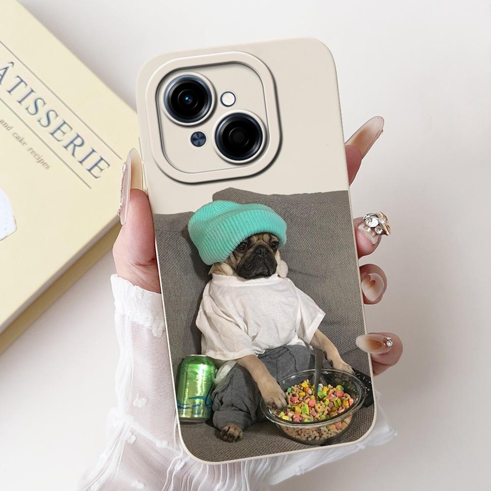 Cartoon Fashion Back Cover For Tecno Spark GO 2025 GO 1 Pop 9 Phone Case Silicone Soft TPU Dragon Astronaut Black Cat Funda Bag