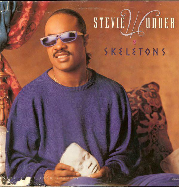 

12inch Record STEVIE WONDER - Skeletons 4593MG Motown 1987 US Soul/Funk Used