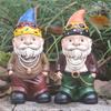 Garden Dwarf Ornament Garden   Bearded Old Man Dwarf Statue Resin Ornament