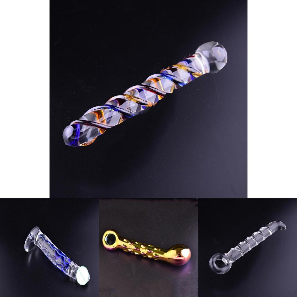 Glass Anal Metal Dildo Beads Butt Plug Crystal Balls Female Sex Toy Adult For