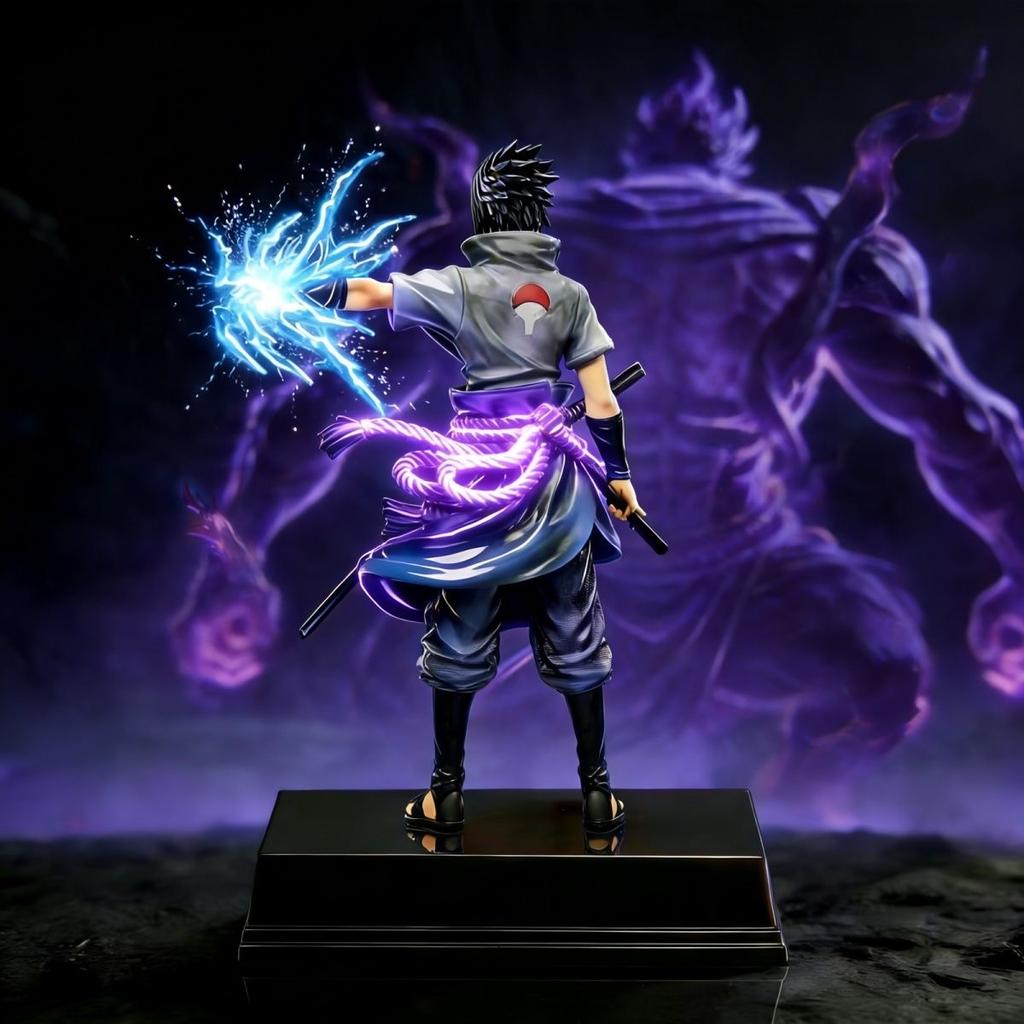 Anime Figure Shippuden Figurine Uzumaki Uchiha Sasuke PVC Action Toy Statue Collection Model Doll Birthday Gifts Anime Figure