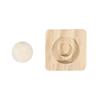 Diffuseur d'huiles essentielles en bois de pin naturel Mini Portable Ornement Parfum Aromathérapie pour Voiture Chambre Salon Salle de Bain Bureau Décoration