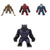 Marvel Superheroes Iron Man Loki Groot Building Blocks Big Figures Toys Diy Kit