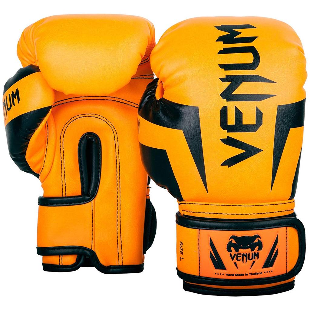 VENUM Elite Boxing Gloves Kids' (Neo Orange) (M)
