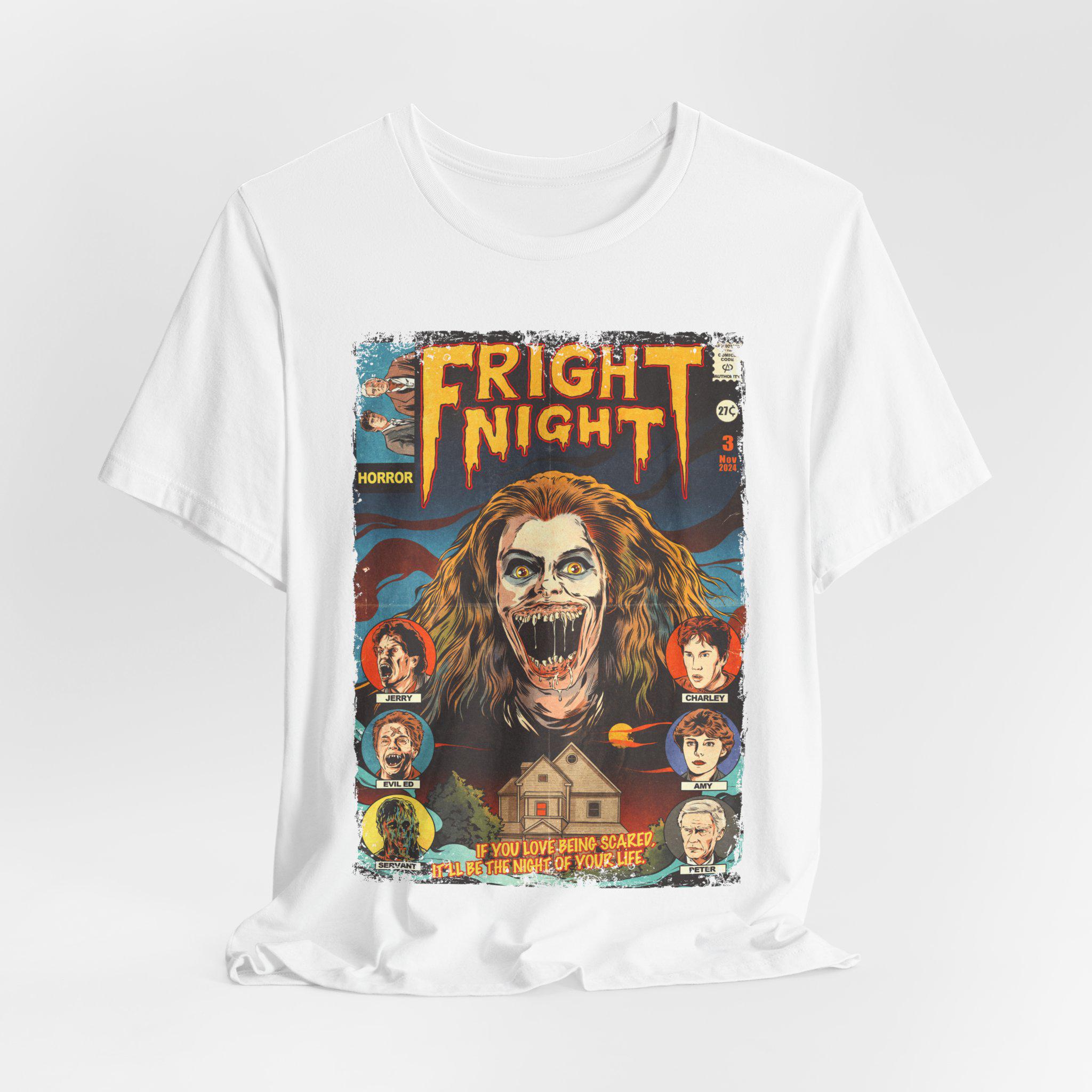 Horror Moviethemed Tshirts Retro Horror Movie Street Fashion Tshirts with Printed Patterns Horror Movie Fan Gifts S