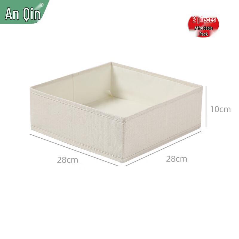 

Anqin Fabric Wardrobe Drawer Organizer Boxes