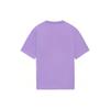 Li Ning Sports Lifestyle Series Letter Print Round Neck T-Shirt Unisex Tops Purple AHSS881-2