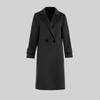 G·TENNA Women's 100% Wool Lapel Overcoat SMR-B2118