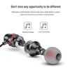 Type-C Red & Blue Circle In-Ear Metal Earphones with Mic & Volume Control, 3.5mm Universal Fit