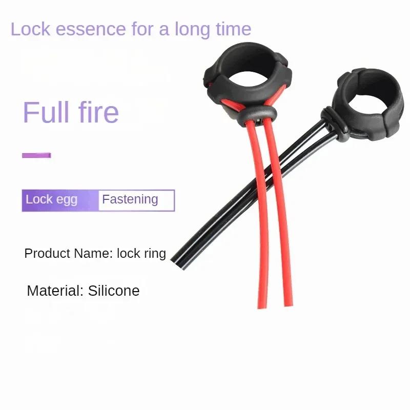 Adjustable Silicone Penis Ring – Reusable Semen Lock Cock Ring, Delays Ejaculation, Ideal for Men Users, Adult Sex Toy