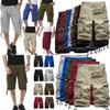 Shorts Cargo Militares de Combate e Caminhada Estilosos para Homens Com Múltiplos Bolsos Funcionais