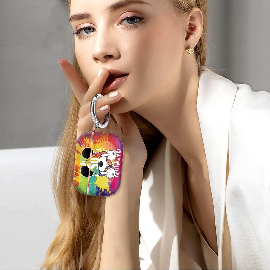 AirPods Pro Case Cover AirPods Pro Case Apple Earphone Protective Case IMD Process Manufactured Cute Stylish Character Earphone Case with Ring AirPods