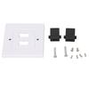 2 Port HD Multimedia Interface Wall Panel HD Multimedia Interface Socket Panel Cable Extension Coupler