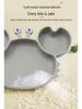 Silicone Suction Crab Plate: Divided Baby Tableware for Feeding & Weaning