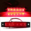 6 LED Truck Side Light Emergency Lorry Trailer Marker Lights 24V Indicator Warning Lamp Signal Led Lights Car Waterproof Lamps