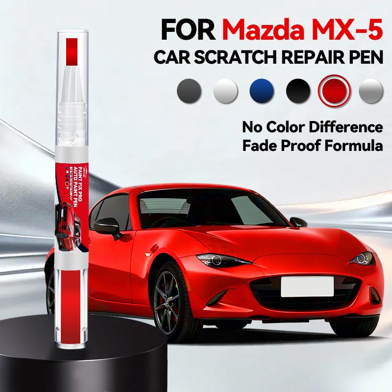 2026 Hot Car Accessories For Mazda MX-5 Paint Repair Pen Touch Up Scratch Remover DIY Auto Accessories Black White Blue Red Grey