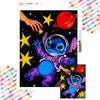 Diamond Painting Kit 5D Stitch Astronaut In Space DIY Cross Stitch Gift Home Decor Relaxing Hobby Unique Present Art Painting