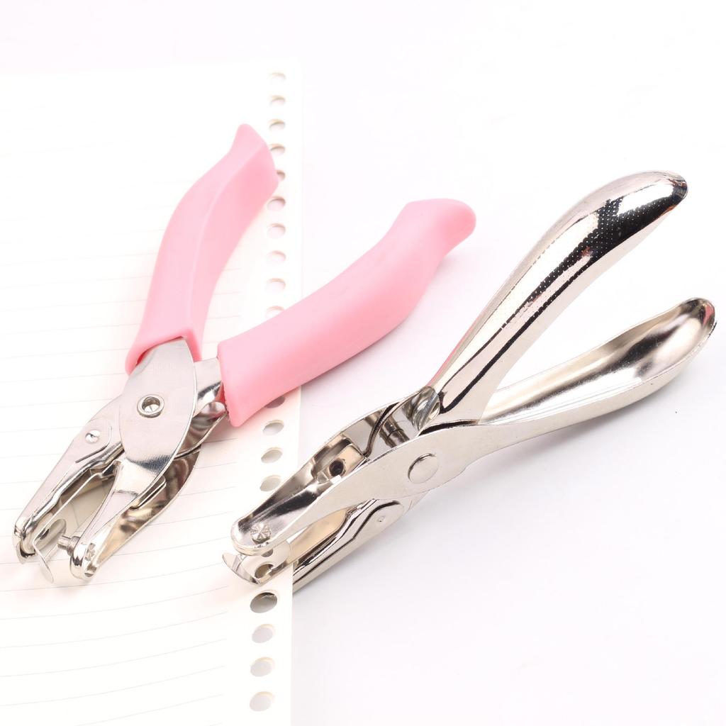 Handheld Metal Punch Pliers for Round Hole Paper Perforation and Perler Beads Binding.