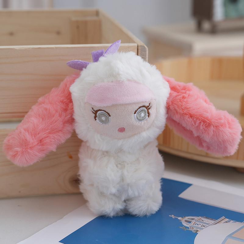 Soft Plush Rabbit Keychain Doll Adorable Toy For Girls Cute Accessory For Bags And More