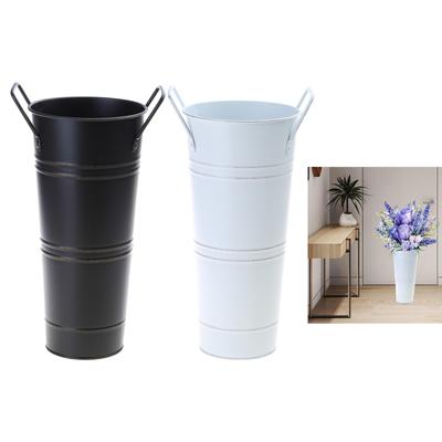 Blumenaufbewahrungseimer Blumenarrangement Dekorative Eimer Halterung Metallhalter Ständer Metall Eisenregal für Innen Zuhause