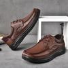 Fashion Retro Style Outdoor Casual Shoes New Arrival Mens Lace Up Oxford Shoes Versatile Walking Sneakers Non-Slip Man Hiking Footwear