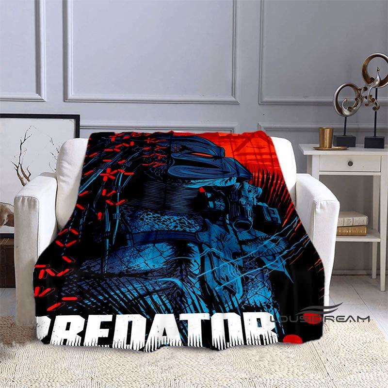 Alien Vs. Predator Printed Blanket Warm and Beautiful Flannel Soft and Comfortable Home Travel Bed Blanket Birthday Gift