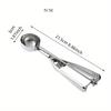 Baking Tools Cookie Dough Scoop Set Stainless Steel Ice Cream Scoop with Trigger Release for Making 4/5/6 Cm Round Pastries
