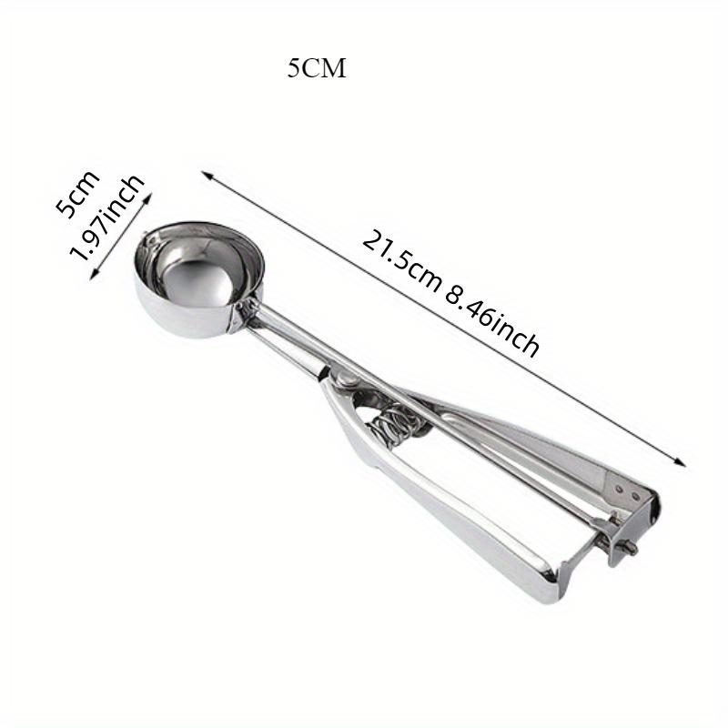 Baking Tools Cookie Dough Scoop Set Stainless Steel Ice Cream Scoop with Trigger Release for Making 4/5/6 Cm Round Pastries