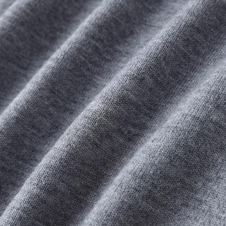Men's Winter Thick Knit Polo Collar Sweater for Middle-Aged & Elderly